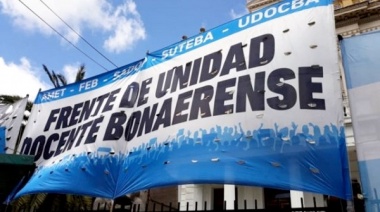 Los docentes bonaerenses pidieron paritarias para actualizar los salarios de diciembre
