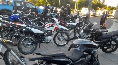 La Municipalidad de La Plata secuestró casi un centenar de motos e intensificó los operativos viales