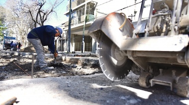Finalizó la repavimentación en los alrededores del Hospital de Niños