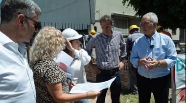 Alak y Katopodis supervisaron algunas de las obras de infraestructura más importantes que se realizan en La Plata