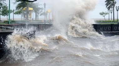 Alerta de crecida en el Río de la Plata
