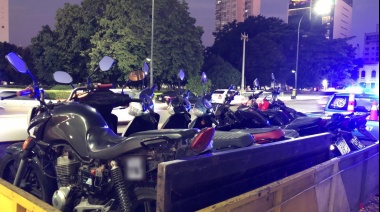 Agentes comunales secuestraron 29 motos en La Plata por distintas irregularidades