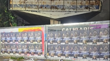 Militantes peronistas salieron a promover la figura de Kicillof en La Plata