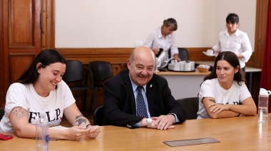 Tauber recibió a autoridades y dirigentes de la Federación Universitaria de La Plata
