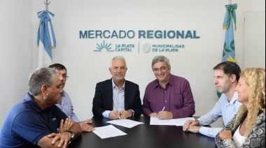 Alak y Rodríguez acordaron la puesta en marcha de un Mercado Bonaerense en el predio del Mercado Regional