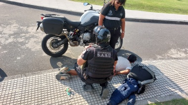 Un joven quiso robar una moto en el centro de La Plata y fue atrapado por la policía