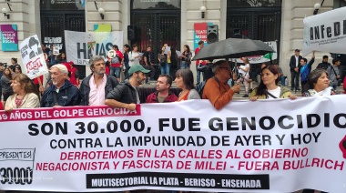 En La Plata miles de manifestantes se movilizaron en repudio al Golpe de 1976 y criticaron con dureza al gobierno de Milei
