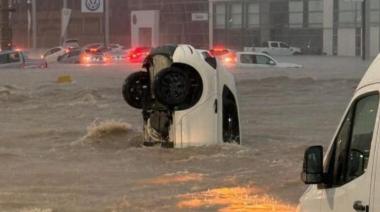 Imágenes del trágico temporal en Bahía Blanca