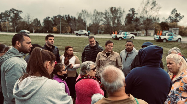 Vecinos de Abasto se manifestaron en la Ruta 2 contra la instalación de centrales termoeléctricas en Brandsen