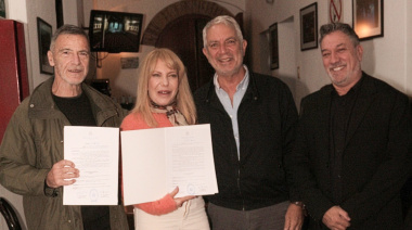 Alak reconoció como Huéspedes de Honor de La Plata a Cecilia Roth y Gustavo Garzón