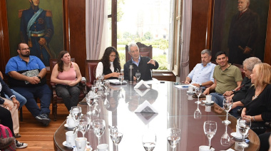 Alak se reunió con autoridades provinciales para avanzar en la reurbanización de El Mercadito