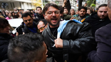 Detuvieron a Juan Grabois por ocupar el Instituto Juan Domingo Perón