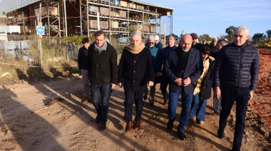 Alak y Katopodis recorrieron la obra de la nueva planta potabilizadora de La Plata, Berisso y Ensenada
