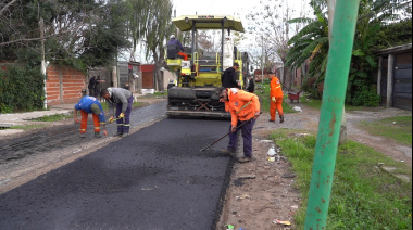 Progresa la obra hidráulica y vial sobre la calle 80 en Altos de San Lorenzo
