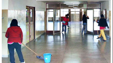 Auxiliares de escuelas bonaerenses realizarán un paro este viernes
