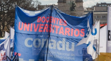 Docentes universitarios anunciaron "una semana completa de paro desde el 11 de agosto"