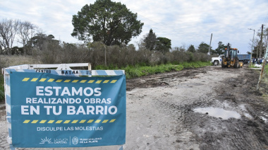 Comenzaron los trabajos de pavimentación en la calle 610 entre 7 y 22 de La Plata
