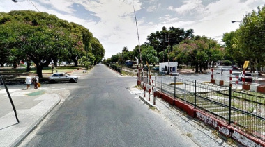 Cortaron el tránsito en el paso a nivel de 1 y 38 para realizar obras