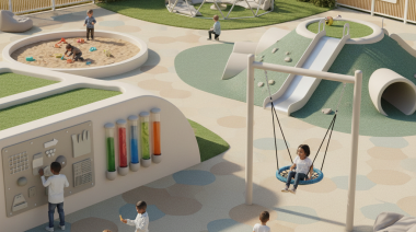 Proponen construir en La Plata una plaza pública para chicos con TEA y TAG