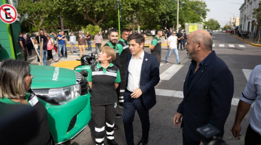 Kicillof , Secco y Larroque inauguraron dos dependencias de la Municipalidad de Ensenada