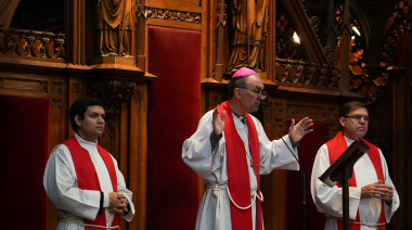 Carrara encabezó el tedeum por el 143º aniversario de La Plata