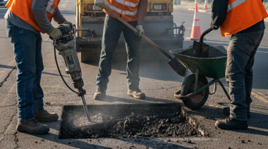 Realizarán obras de bacheo en avenida 44 y Ruta 36 de La Plata
