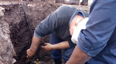 La Cumbre: la rotura de una cañería afecta la red de agua