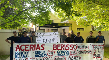 Trabajadores de Acerías Berisso denuncian "falta de respuesta" de los dueños de la empresa