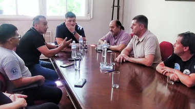 Dirigentes de la Asociación Sindical de Motociclistas Mensajeros y Servicios se reunieron con los triunviros de la CGT