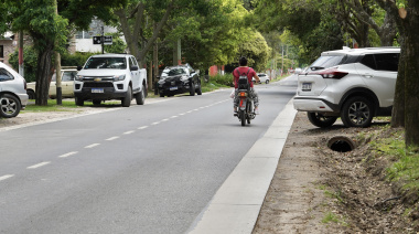 Inauguraron las obras hidráulicas y de pavimentación en 28 bis entre 460 y 467 de City Bell