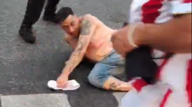 Inesperado festejo de Estudiantes en 7 y 50: una fuerza de choque evangelista, y piñas y patadas con hinchas de Gimnasia