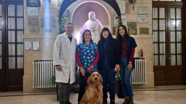 En el Hospital de Niños de La Plata se lleva adelante la primera experiencia de intervención asistida con animales