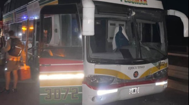 Tres micros con hinchas de Estudiantes de La Plata chocaron en cadena sobre la Ruta Nacional 8