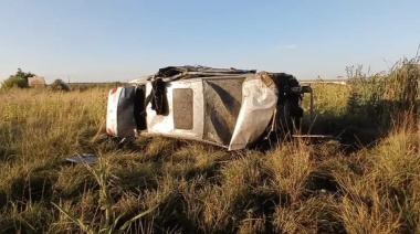 Volcó un vehículo sobre la Ruta 36 y falleció una mujer