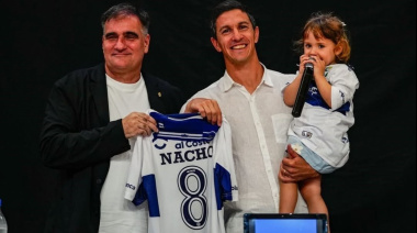 "Nacho" Fernández fue presentado como nuevo jugador de Gimnasia y Esgrima de La Plata