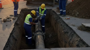 Realizan trabajos en la red de agua de City Bell y podría verse afectado el servicio en la zona