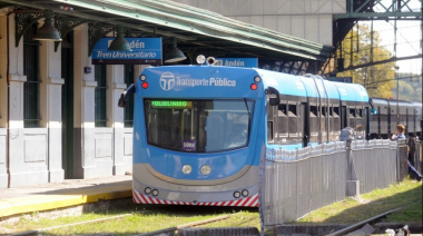 Volvió a circular el Tren Universitario de La Plata con formaciones renovadas