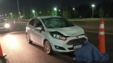 Un peatón murió tras ser atropellado en la autopista Buenos Aires La Plata