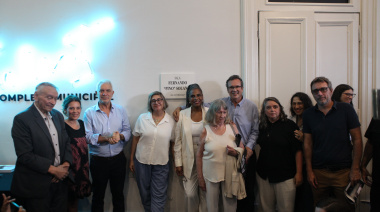 Inauguraron la sala “Fernando Ezequiel «Pino» Solanas” en el Pasaje Dardo Rocha