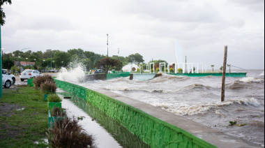 Alerta meteorológica: el Río de la Plata alcanzará los 3.20 metros