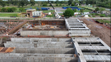Avanza la construcción de la nueva Planta Potabilizadora de Agua, que tendrá una superficie total de 29.500 metros cuadrados
