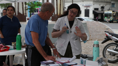 Realizaron controles de salud en barrios de La Plata