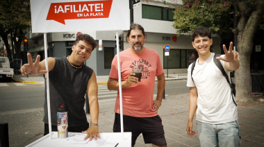 Un sector de la UCR de La Plata lanzó este sábado una campaña de afiliación