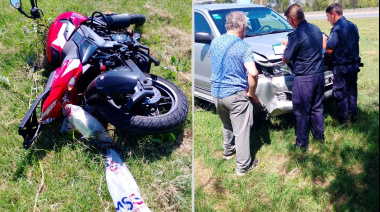 Un motociclista de 53 años murió este lunes al chocar contra una camioneta en la Autopista Buenos Aires-La Plata