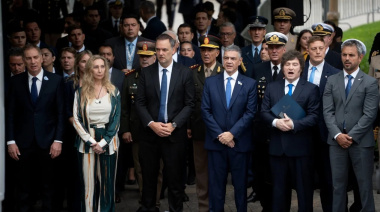 Martín Menem no siente la causa Malvinas: habló de "conmemorar el desembarco de allá, por el ochenta y pico"