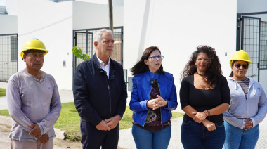 Alak y Batakis recorrieron la construcción de 175 viviendas en Melchor Romero