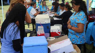 Personal sanitario de la Municipalidad de La Plata recorrió distintos espacios y barrios del partido