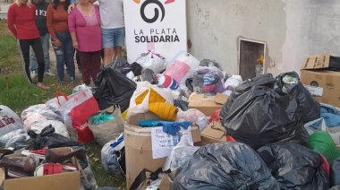 Con la llegada del frío, en La Plata lanzaron la colecta solidaria "Pies calentitos"