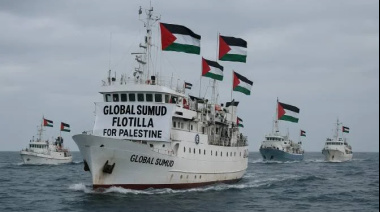Las fuerzas israelíes detuvieron a 175 personas de la Global Sumud Flotilla