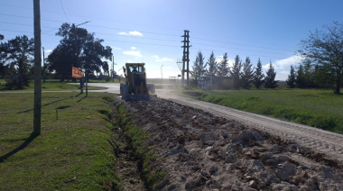 Los trabajos en materia vial en el barrio La Hermosura de Arana ya registran un 60 % de progreso